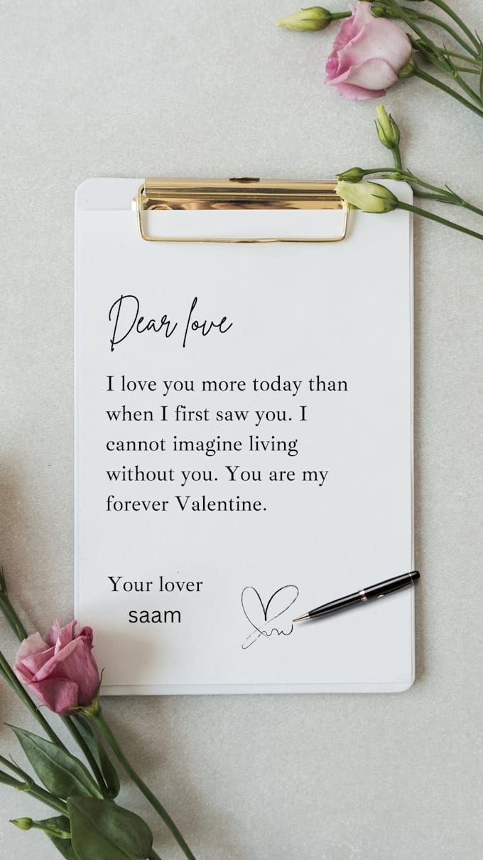 write custom short stories, love letters, and personalized poetry