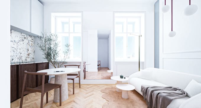 Realistic Interior Rendser Make a realistic interior space render by Lukaluciasola | Fiverr