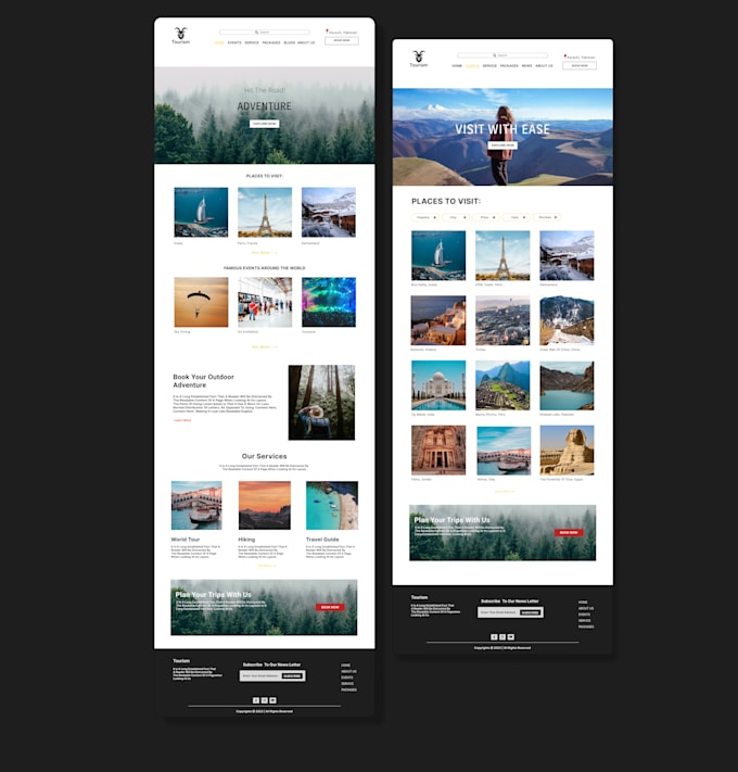 design a professional, minimal and optimized website design