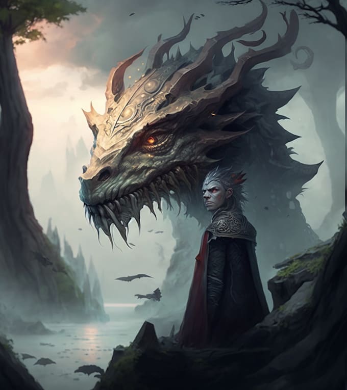 create unique concept art and anime art using an ai