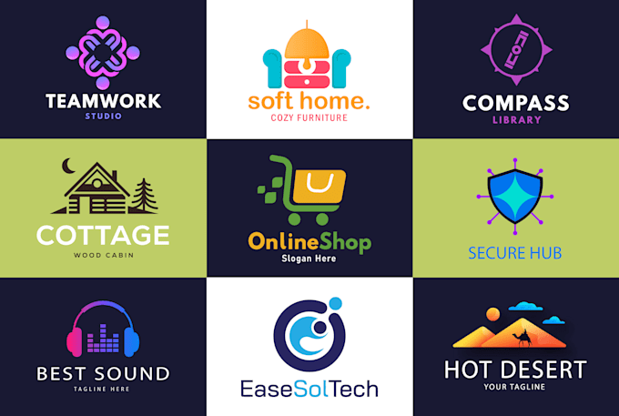 do modern minimalist creative business logo design