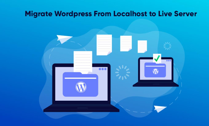 migrate wordpress website from localhost to live  server