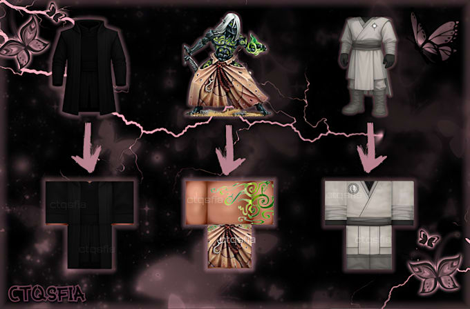 make custom roblox clothing for you