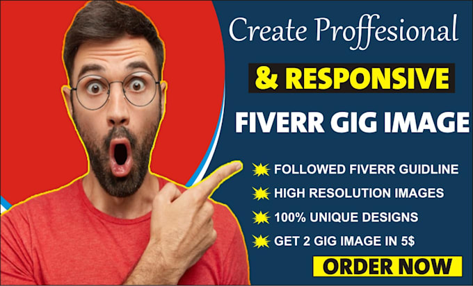 Create your fiverr gig image by Omarmalik88 | Fiverr