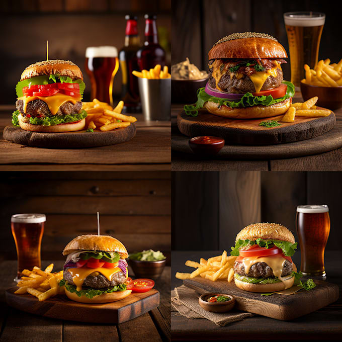 create realistic and appetizing ai generated food dishes
