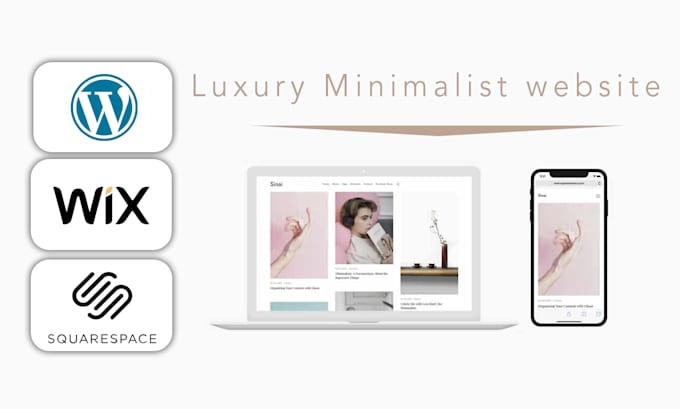 build clothing, fashion, cosmetics wix website or webstore