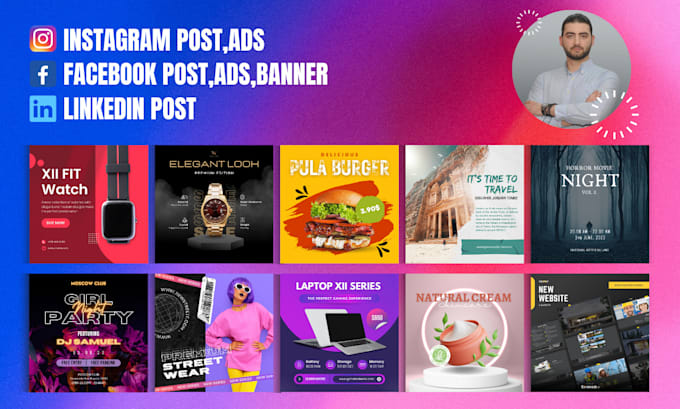 design attractive facebook or instagram post