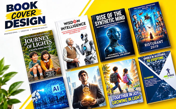 create a professional book cover design for your ebook or paperback