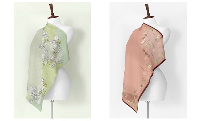 created pattern design pajamas for your fashion brands