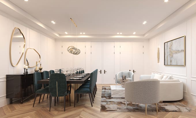 Do interior and architectural high quality 3d renders by Mbstudio3d ...