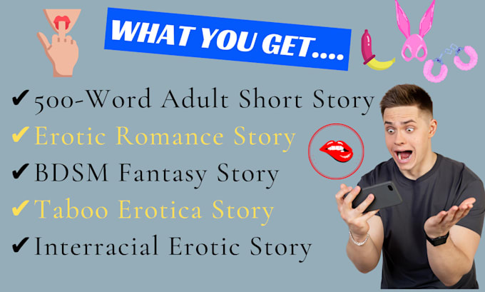 ghostwrite five captivating erotic short stories based on your desires