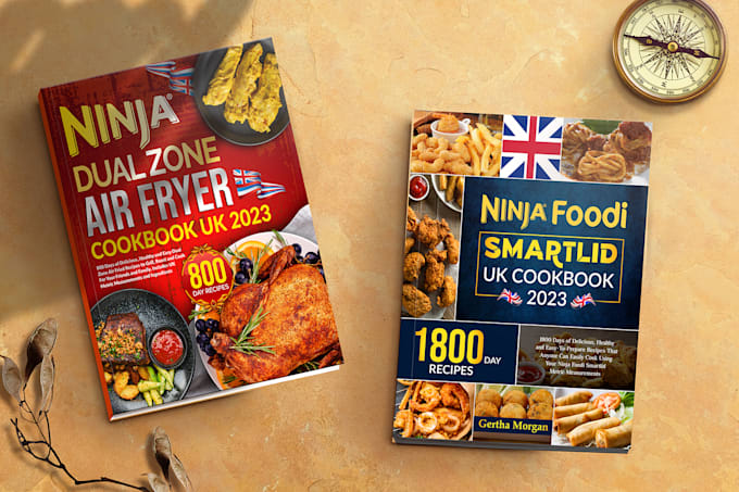 design a unique and custom cookbook cover