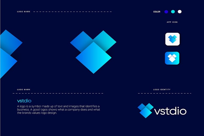 design modern flat minimalist, tech, app, sass, software, crypto, agency logo