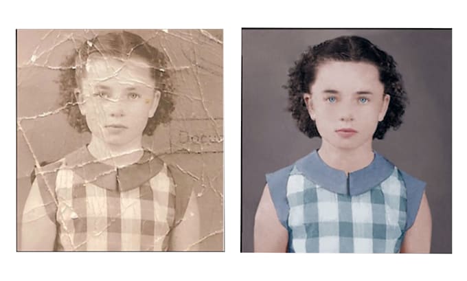 do old photos restauration