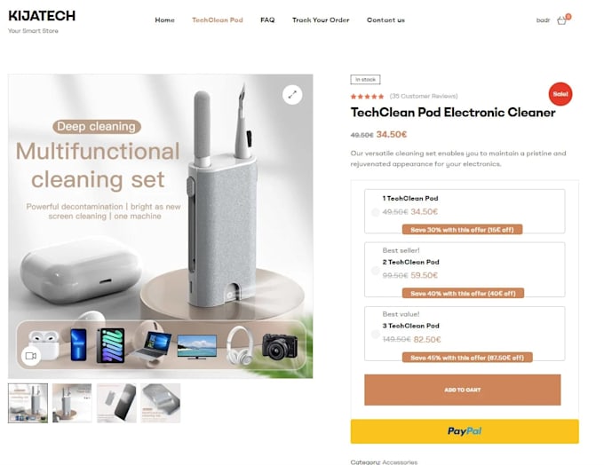 design and develop an ecommerce website that converts visitors to customers