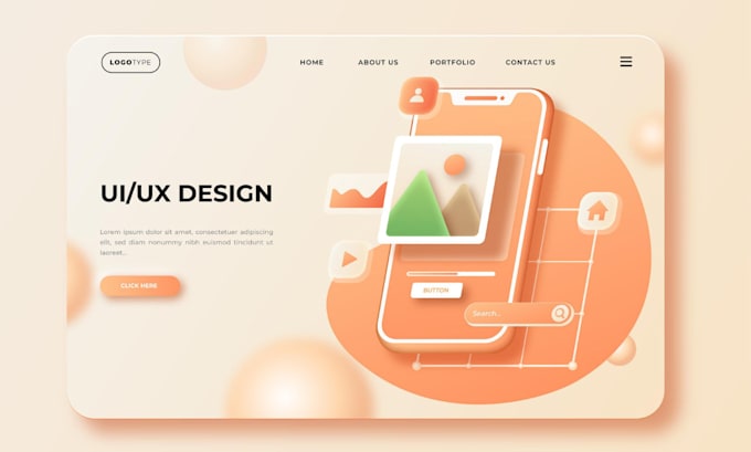 design a mobile app landing page with elementor pro