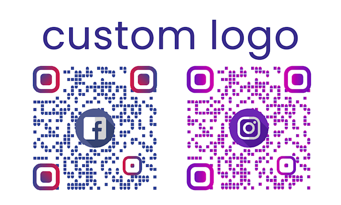 do an exclusive custom qr code with unique shape