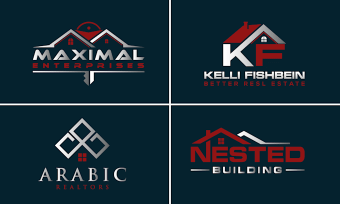 do real estate, construction, property and home loan logo
