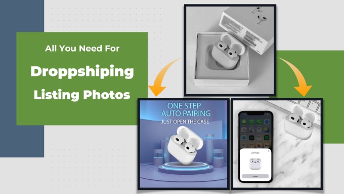 design dropshipping product images and edit shopify dropshipping photos