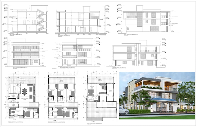 architectural design, floor plans, and autocad drafting