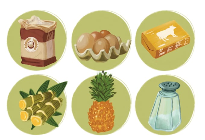 draw cartoon game icons, items, props and assets