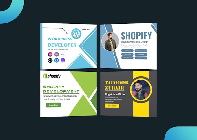 design creative website banner, slider, and header