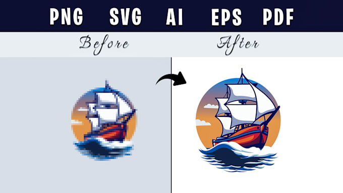 vectorize, recreate, or trace your logo or image