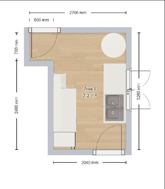 Design laundry room by ikea planner by Design_square44 Fiverr