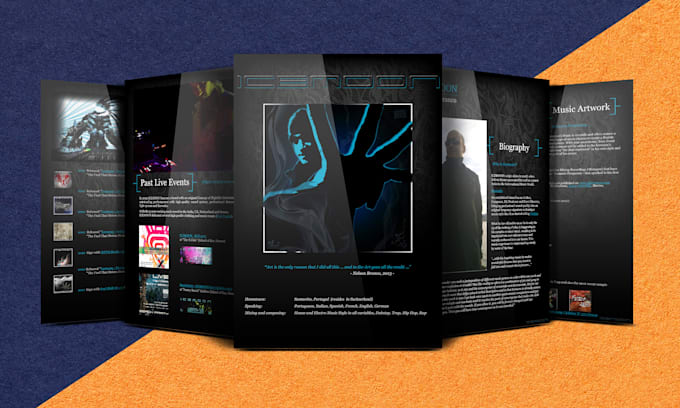 Design epk for new talent and promote them on social media by ...