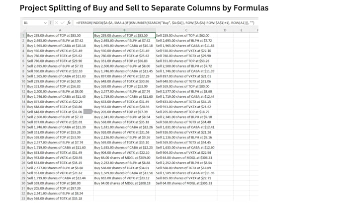 create and rectify any excel formula