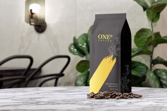 do coffee label, bag and packaging design