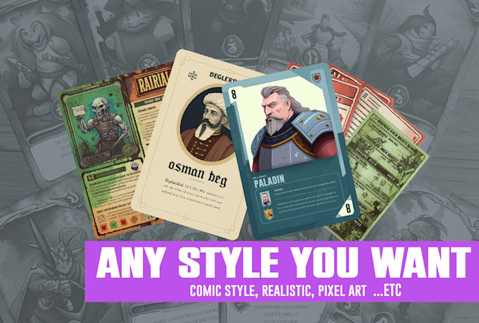 design your board game or tabletop game in any style