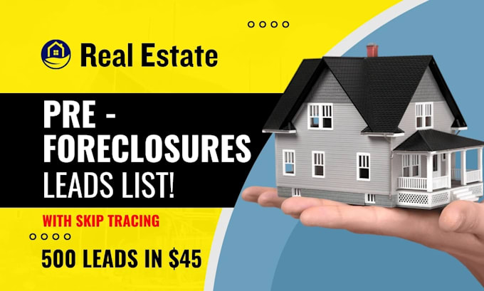 provide preforeclosure and foreclosure lead lists