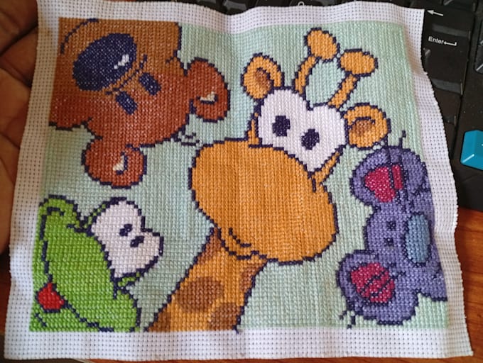 do custom cross stitch designs for you