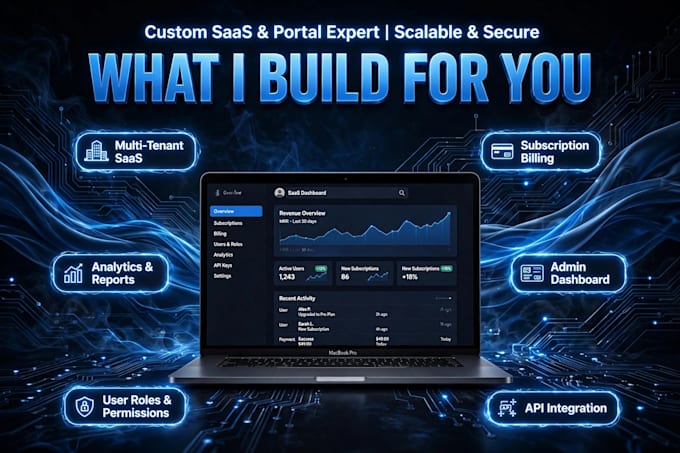 develop custom PHP web portal and admin dashboard