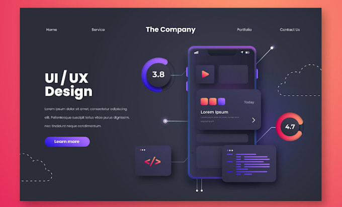 Ui design, ui ux design, website ui ux design on figma by Kawishrauf ...