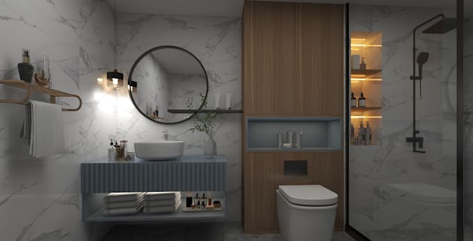 do rendered bathroom design, remodeling and kitchen design