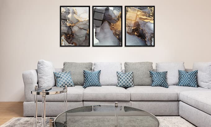 create mockups for your canvas wall art designs and posters