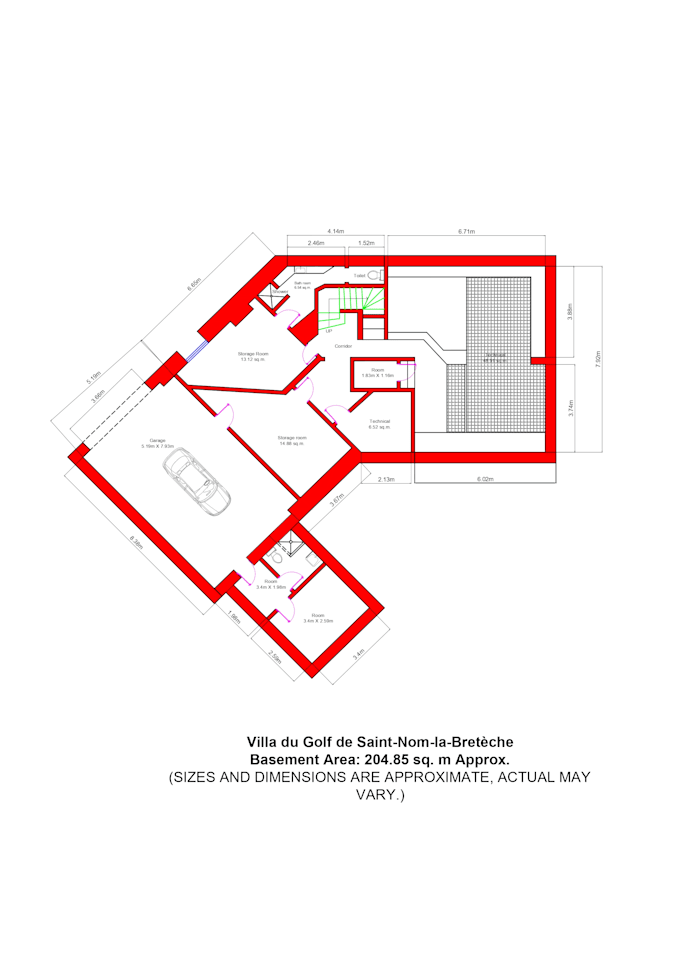 draw 2d floor plan from matterport link