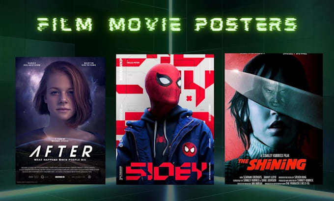 design film and movie poster professionally