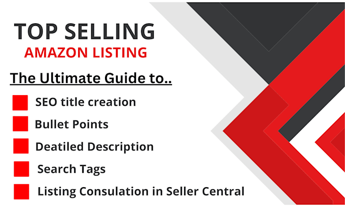 do amazon listing writing with SEO listing optimization