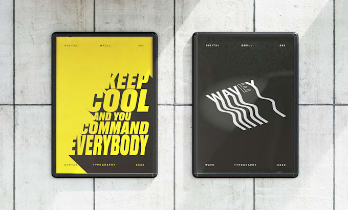 create an astonishing poster and big banner