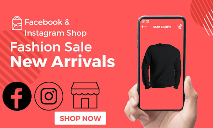 setup facebook instagram shop, integration with website,upload products