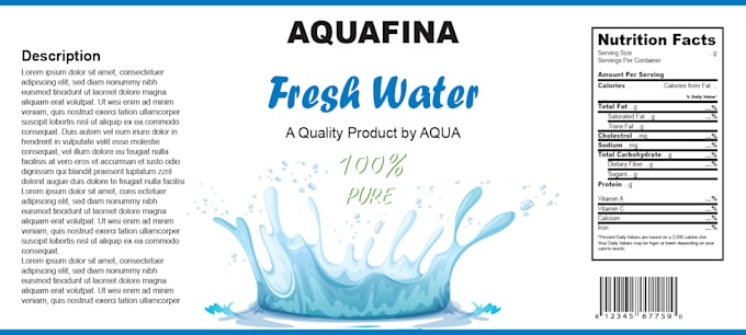 Type Bf Label Do all type of product label and sticker designs by Mesumdesign | Fiverr