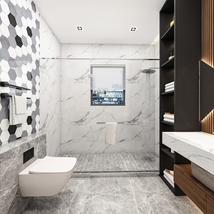 create luxurious 3d renderings and layouts for your bathroom