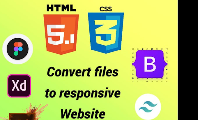 Convert figma design to html,css and bootstrap by Mumarashraf203 | Fiverr