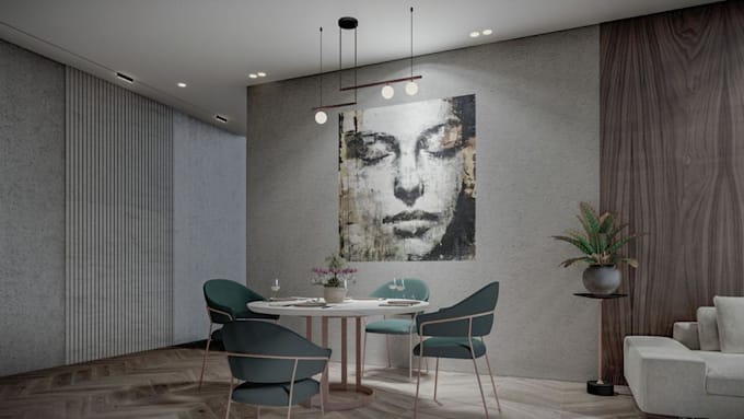 create realistic 3d interior and exterior designs
