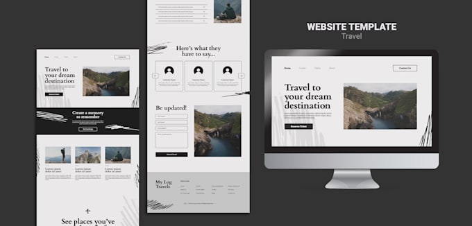 create wordpress website design and development
