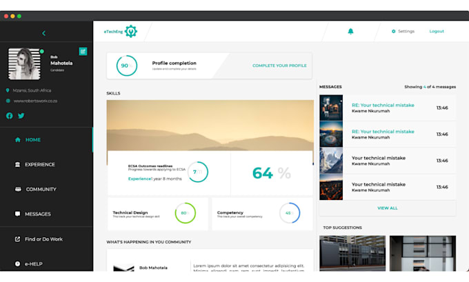 be your front end web developer for web app or landing page