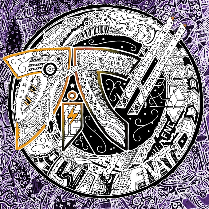 draw you a simple zentangle illustration in my style